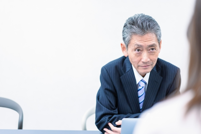 面接官との面接