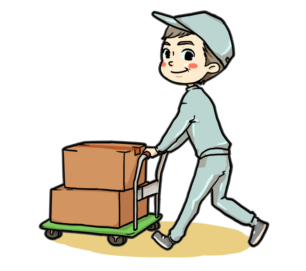 工場荷物の運搬